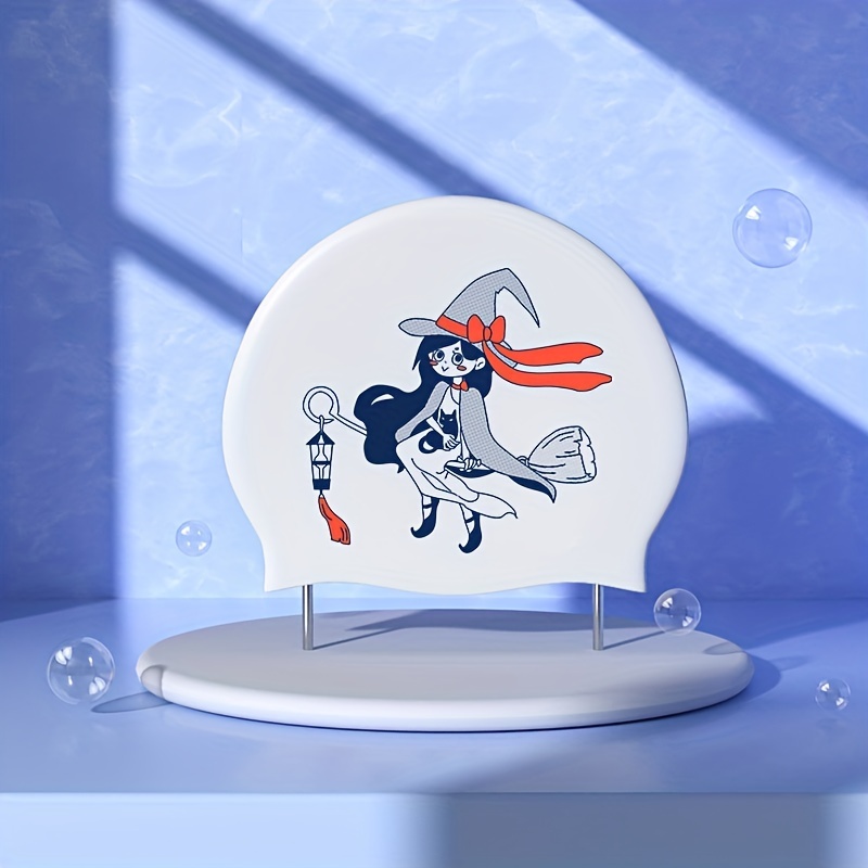 Aquatic Sports Cap - Kadın Büyük Su Geçirmez Başını Sıkıştırmayan